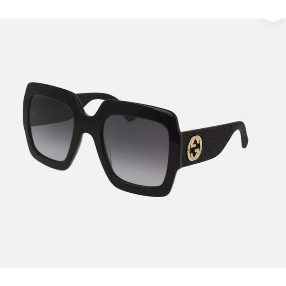Gucci Black Oversized Sunglasses - Picture 1 of 7